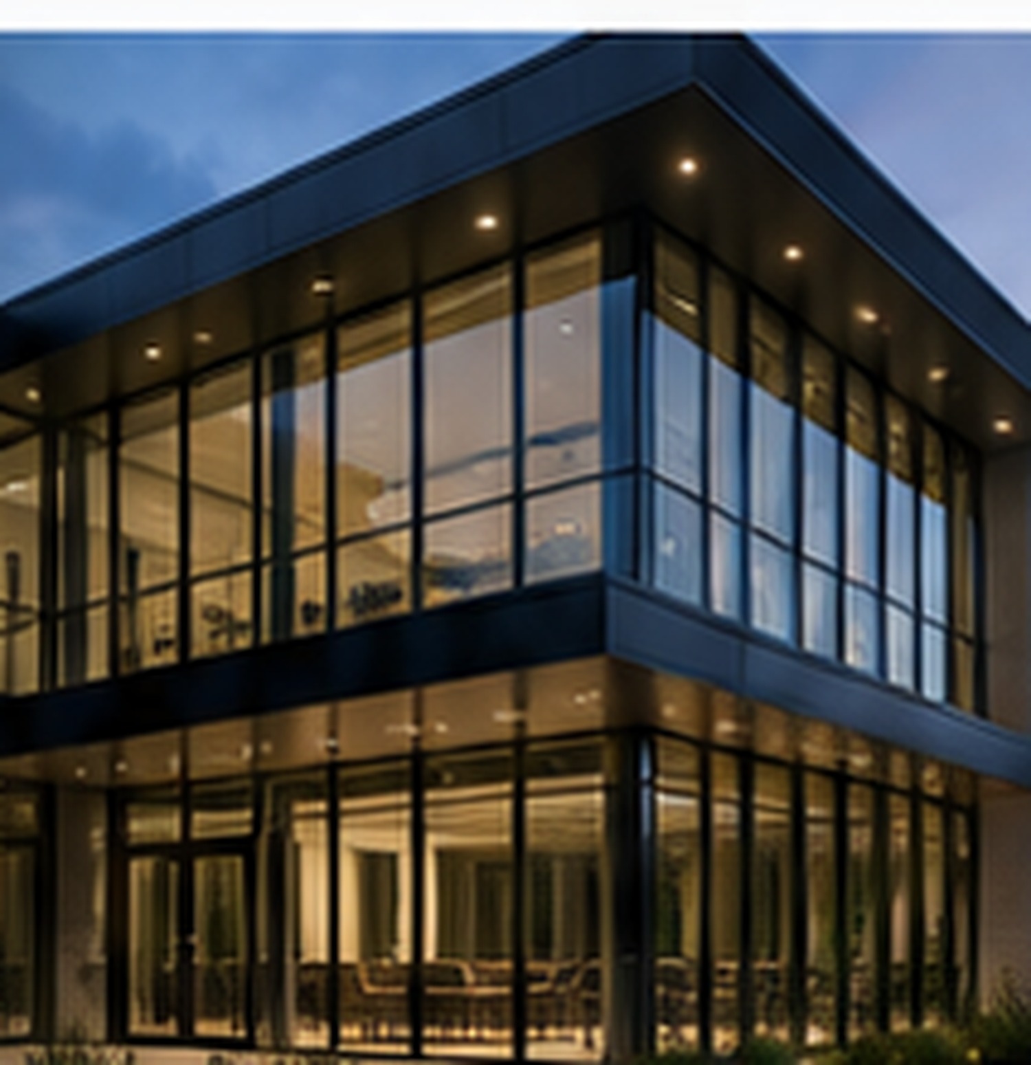 Modern commercial building